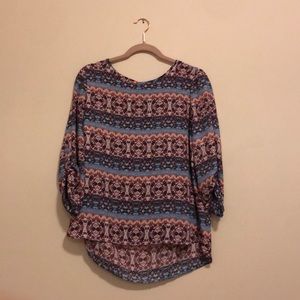 patterned long sleeve